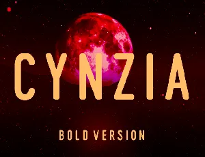 Cynzia font