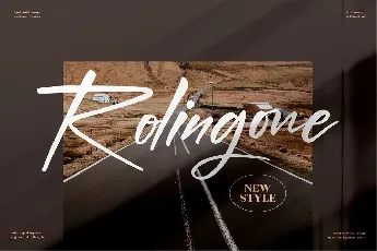 Rolingone font