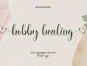 Hobby Healing Demo font