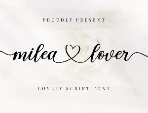 milea lover font