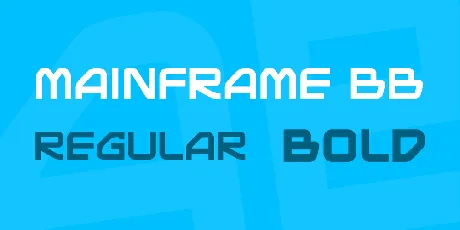 Mainframe BB font