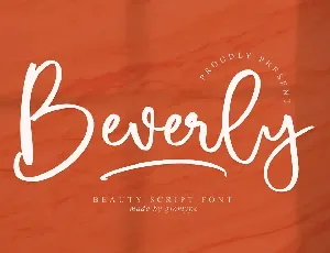 Beverly font