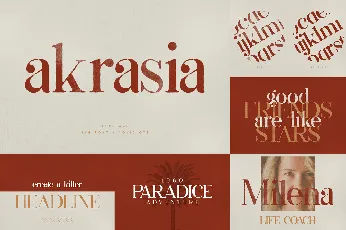 Akrasia font