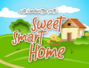 Sweet Smart Home Display font