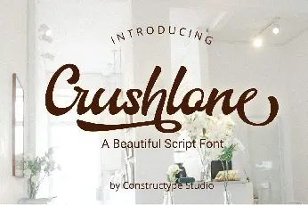 Crushlone font