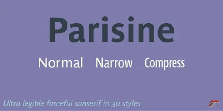 Parisine Family font