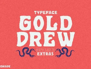 Golddrew Display font