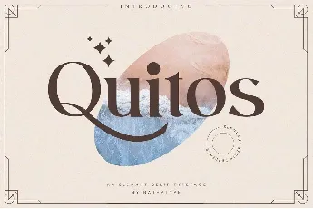 Quitos font