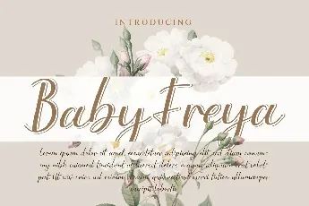 Baby Freya font