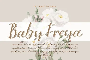 Baby Freya font