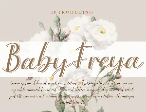 Baby Freya font