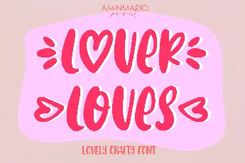 Lover Loves font