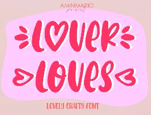 Lover Loves font