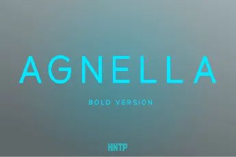 Agnella font