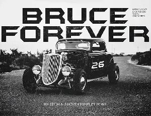 Bruce Forever font