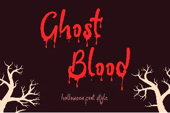 Ghost Blood font