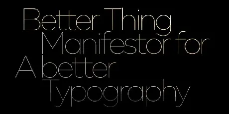 Manifestor font