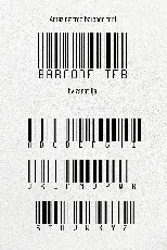 Barcode font