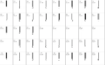 Barcode font