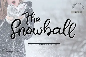 The Snowball Script font