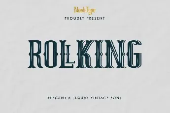 RollKing Display font