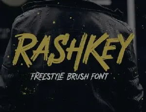 Rashkey Brush font