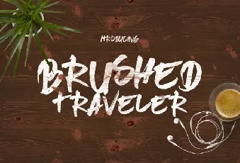 Brushed Traveler font