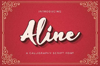 Aline font