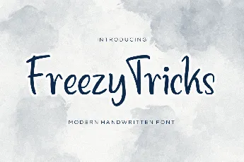 Freezy Tricks font