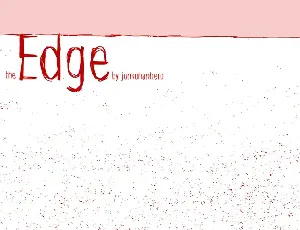 Edge font