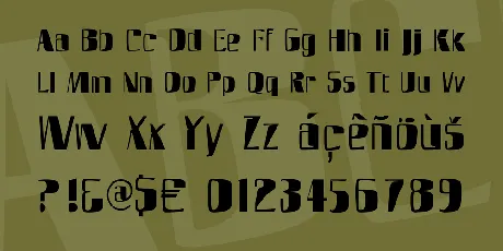 SlimFast AH font