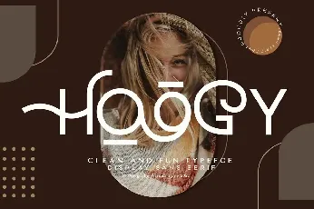 Hoogy Sans Serif font