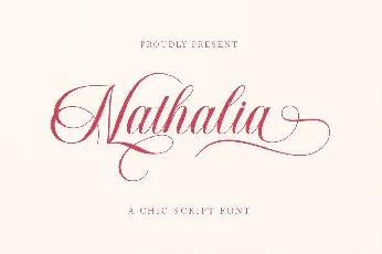 Nathalia font