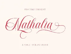 Nathalia font