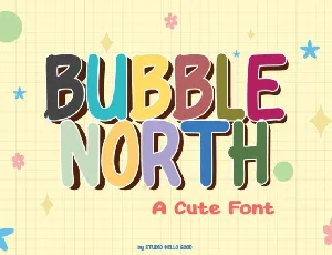 Bubblenort Display font