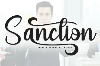 Sanction Script font