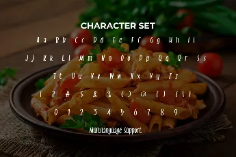 Sauce Macaroni Demo font