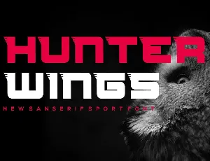 HunterWings font