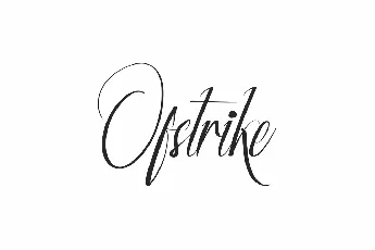 Ofstrike Demo font