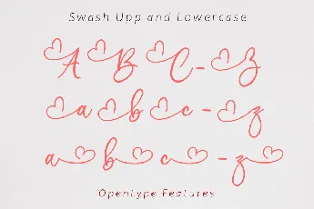 love heart font