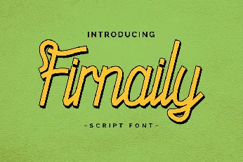 Firnaily font