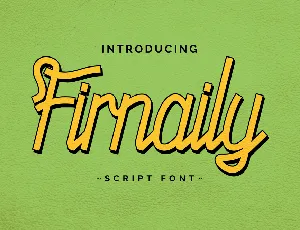 Firnaily font