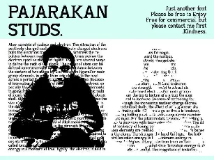 Pajarakan Studs font