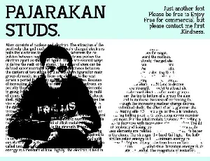 Pajarakan Studs font