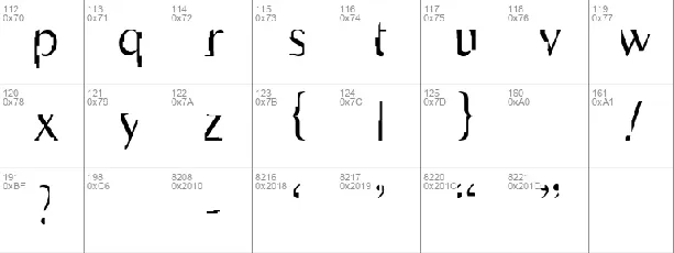 Scarecrow font