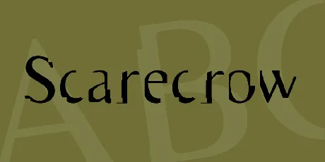 Scarecrow font