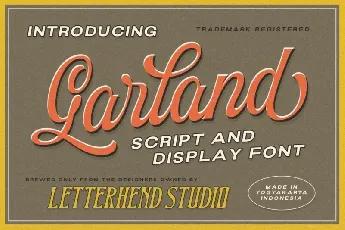 Garland Duo font