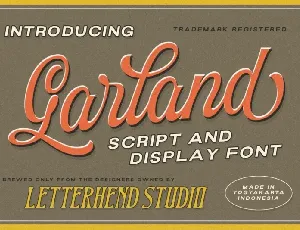 Garland Duo font