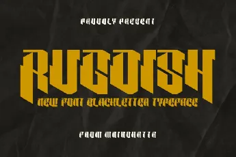 Rugdish font