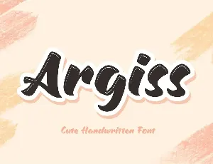 Argiss font